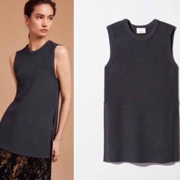 Wilfred 100% Wool Sleeveless Vest Sweater Top XS - Picture 1 of 10